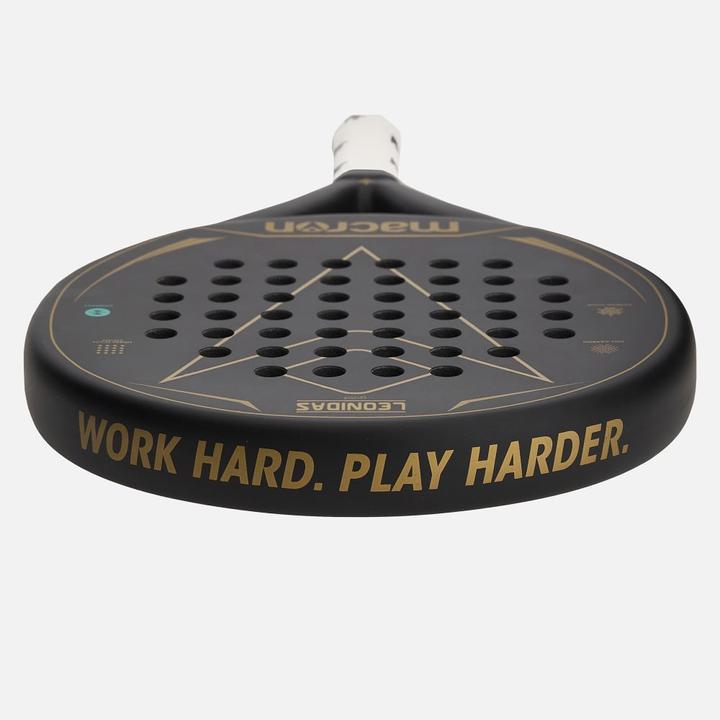 Actual product image Macron Leonidas Gold padel racket