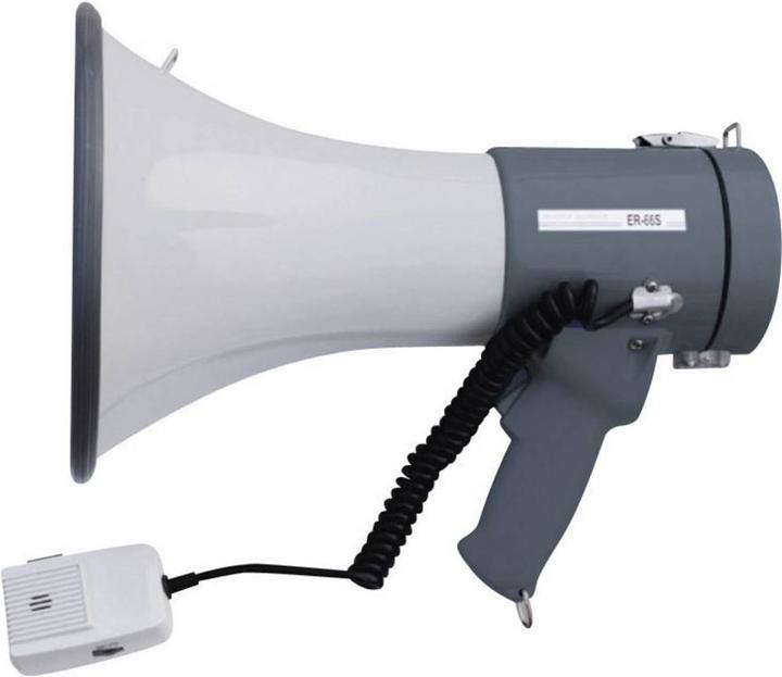 SpeaKa Professional ER-66S Megaphon mit Handmikrofon (Megaphon)