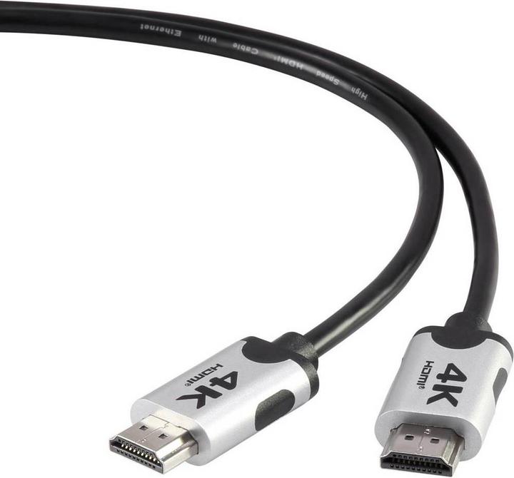 Image du produit SpeaKa Professional Câble HDMI Premium avec Ethernet 3 m 4k/Ultra-HD à 18 Gpbs (3 m, HDMI)