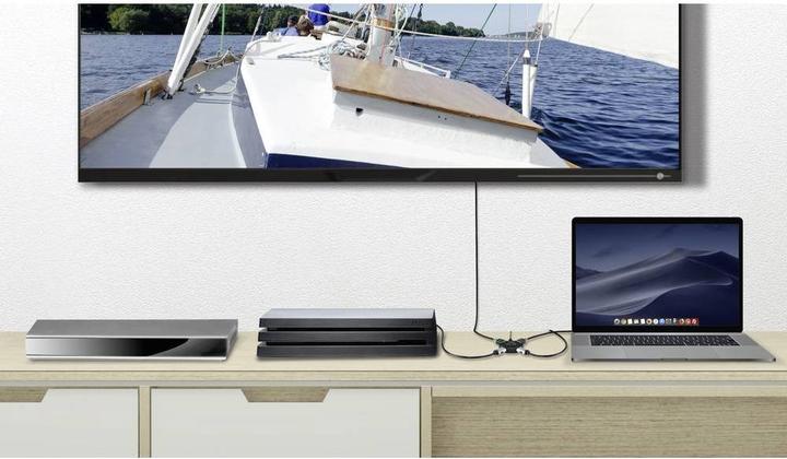 Immagine prodotto SpeaKa Professional SP-HDS-100 Switch HDMI 3 a 1 4K HDR