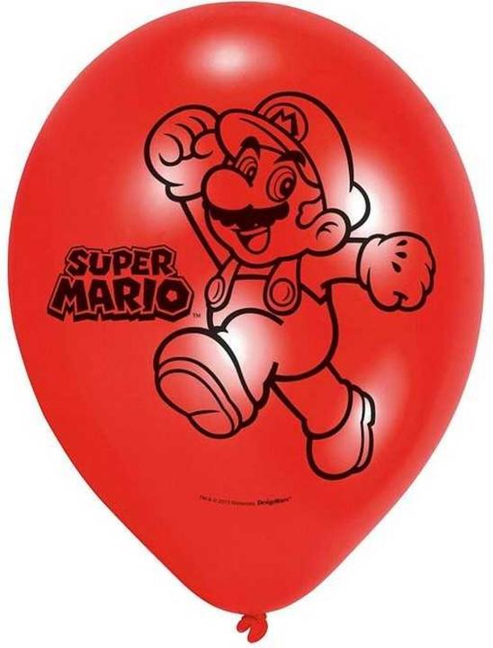 Produktbild Amscan 6 Latexballone Super Mario (6 x)