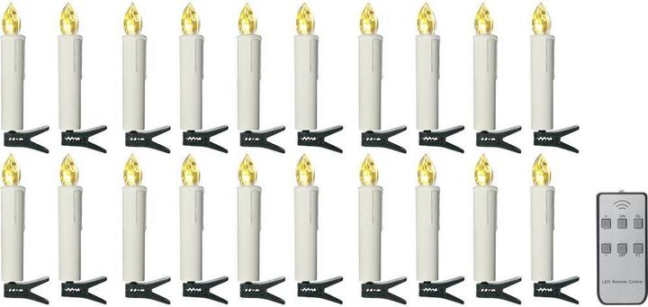 Sygonix Kabellose -Kerzen 20er Set Indoor (20 x)