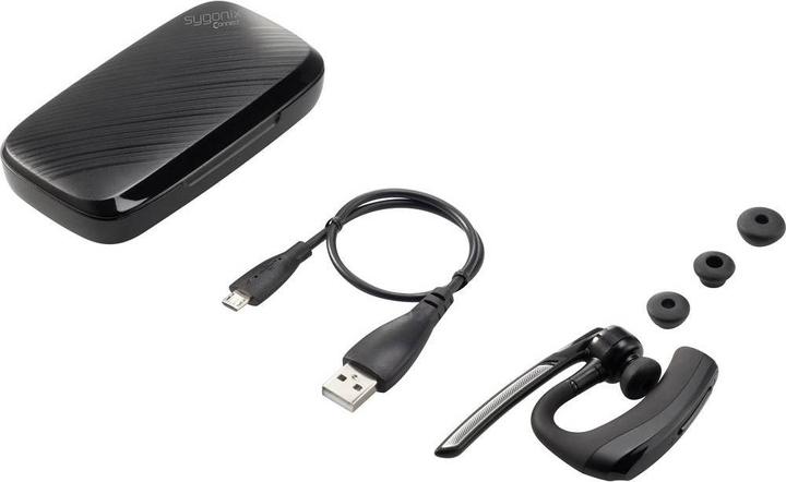 Actual product image Sygonix Connect Business headset with charging box (Cable, USB-A)