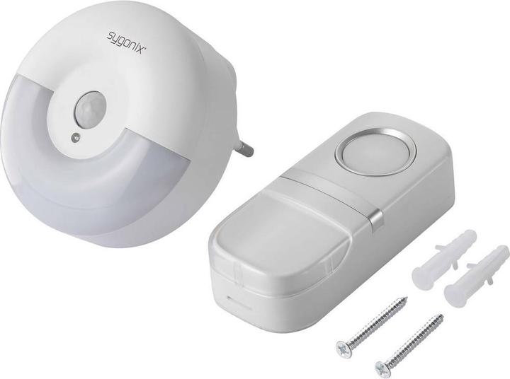Actual product image Sygonix Radio doorbell Radio doorbell with twilight illumination, without battery (Funk)