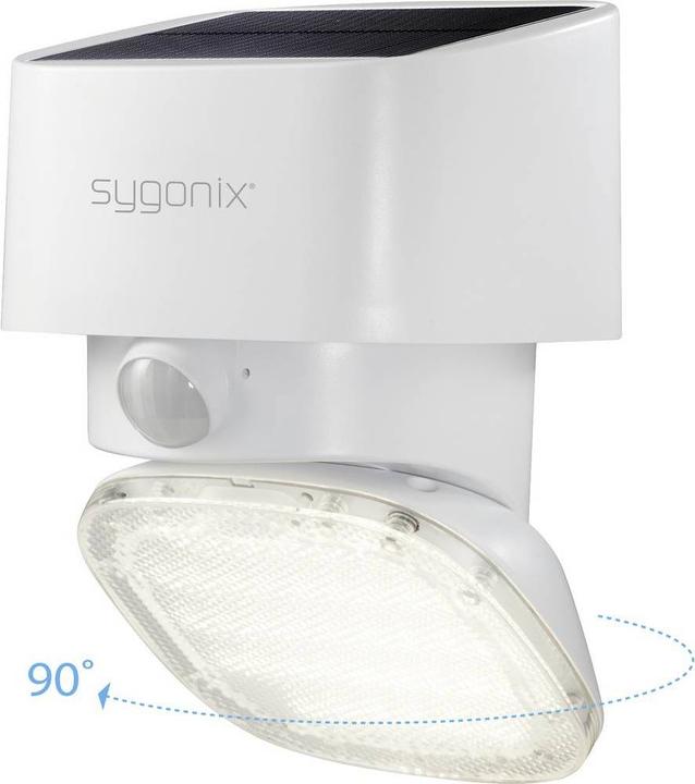 Actual product image Sygonix Solar Wall Light with PIR Motion Sensor (2000 lm, IP65)