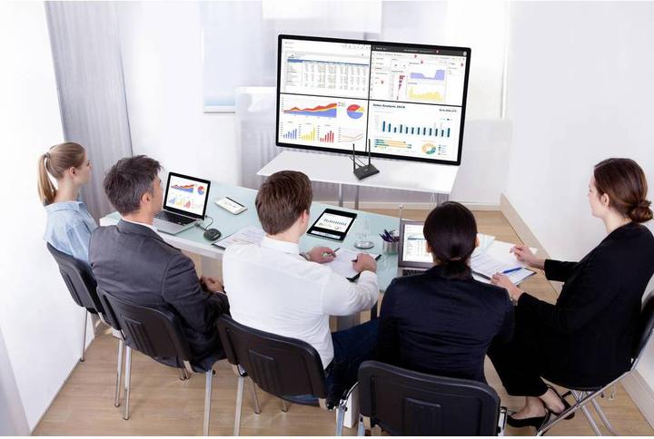 Actual product image SpeaKa Professional 4K Wireless Presentation System with 4-way Multi Viewer Function (50 m)