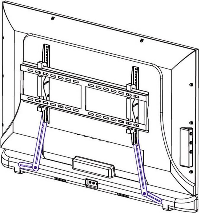 Produktbild SpeaKa Professional Soundbar-Halterung Easy mit Gelenken (1 Paar, Wandmontage, Drehbar)