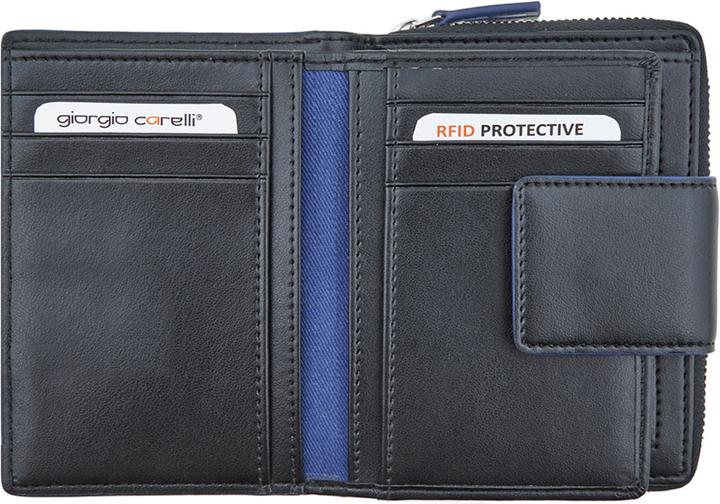 Actual product image Giorgio Carelli Ladies zipper purse, RFID