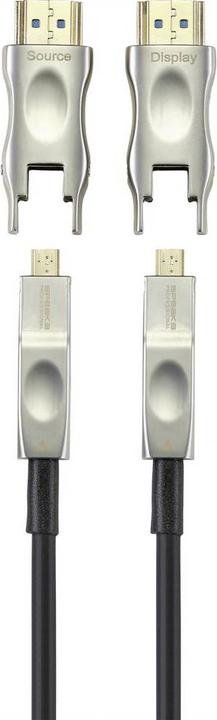 Image du produit SpeaKa Professional Câble adaptateur HDMI 50.00m SP-9538584 gaine PVC noire (1x HDMI mâle, HDMI... (50 m, HDMI)