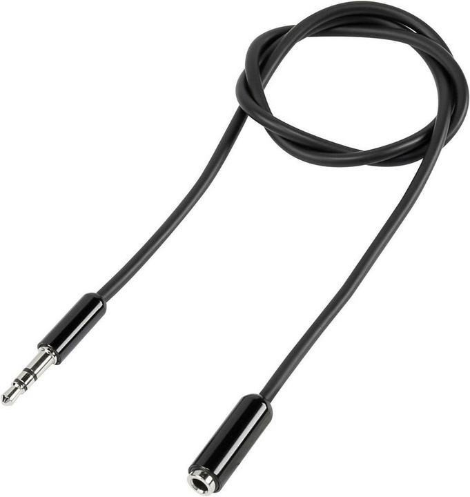 Produktbild SpeaKa Professional 3.5 mm Klinke Verlängerung SuperSoft 1 m (1 m, 3.5mm Klinke (AUX))