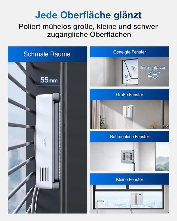 Actual product image Ecovacs Winbot Mini