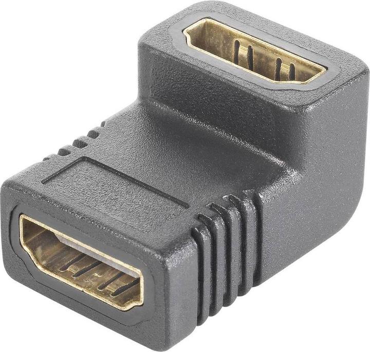 Image du produit SpeaKa Professional HDMI double femelle coudé 90 (HDMI)