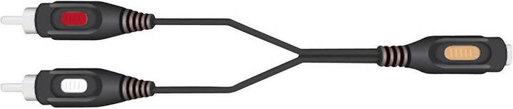 Produktbild SpeaKa Professional Cinch/Klinke Adapterkabel 2x Cinch-Stecker Klinkenbuchse (1.50 m, Cinch, 2.5mm)