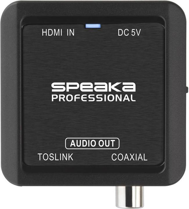 Produktbild SpeaKa Professional HDMI (eARC/ARC) zu Koax/Toslink-Adapter (HDMI Modulator, Toslink Adapter)
