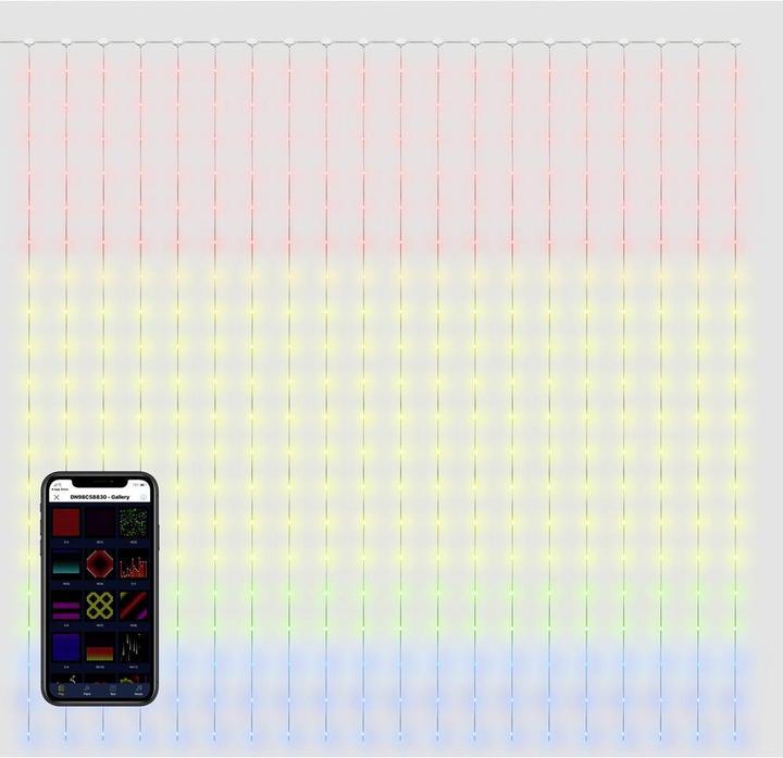 Immagine prodotto Sygonix Tenda luminosa intelligente RGB (2 m)
