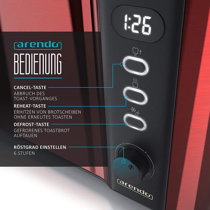 Actual product image Arendo B: crimson