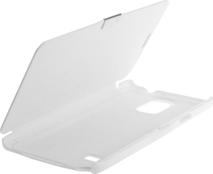 Produktbild König Design Handyhülle Tasche für Samsung Galaxy Note 4 SM N910 Weiss gebürstet (Samsung Galaxy Note 4)