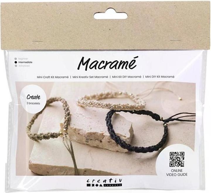 Actual product image Creativ Company Macramé bracelet