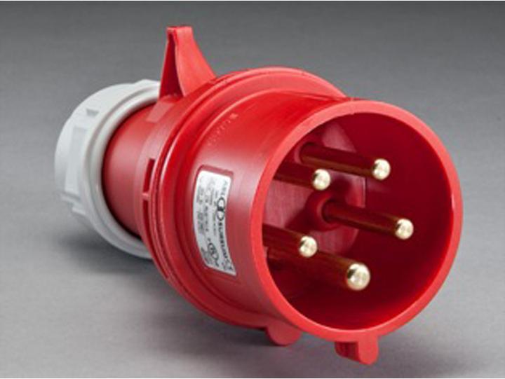 Actual product image Bachmann BN0500 48.26cm 19inch PDU 1U 18xC13 3xC19 Power measurement connection CEE 3x16A red