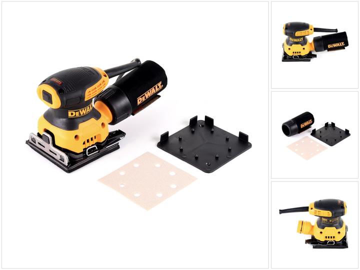Produktbild DeWalt DWE 6411 Vibrations Schleifer 230W Klettfix 108x115mm (Schwingschleifer, 230 W)