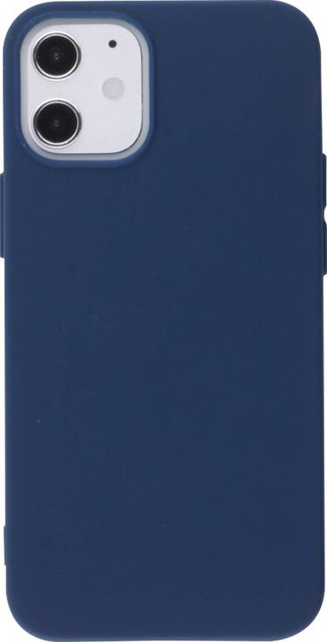 PhoneLook Cover Silicone Mat dark blue (Apple iPhone 12)