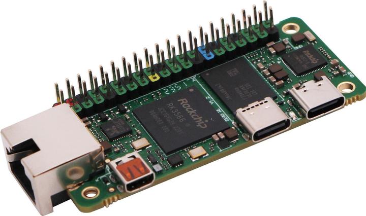 Actual product image Allnet Radxa Zero 3E Header mounted 1GB DDR4