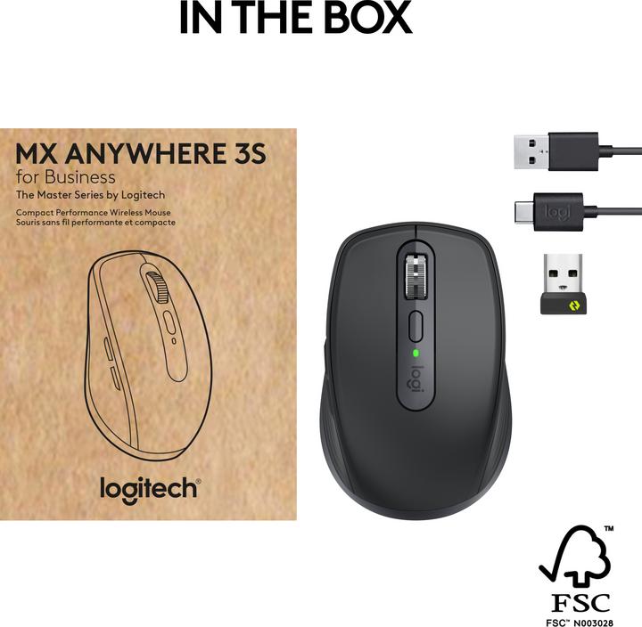 Actual product image Logitech MX Anywhere 3s for Business (Wireless)