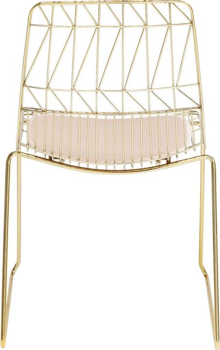 Produktbild Designlife Stuhl Solo Creme Gold