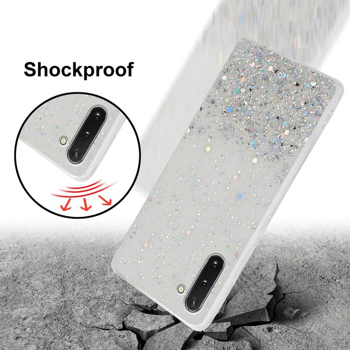 Image du produit Cadorabo Couverture TPU paillettes scintillantes (Samsung Galaxy Note 10)