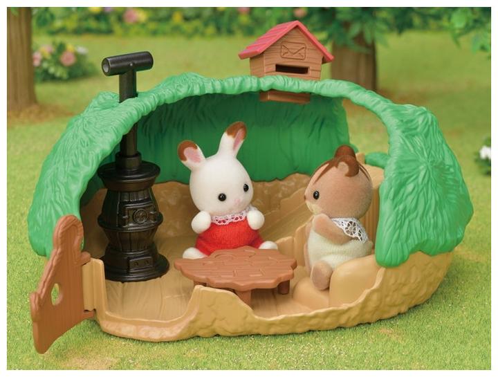 Image du produit Sylvanian Families La cachette du bébé hérisson