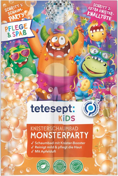 Tetesept Kinder Knisterschaumbad Monsterparty (45 ml, Badesalz)