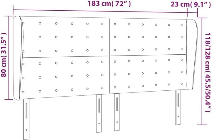 Image du produit VidaXL Zain (183 x 23 x 128 cm)