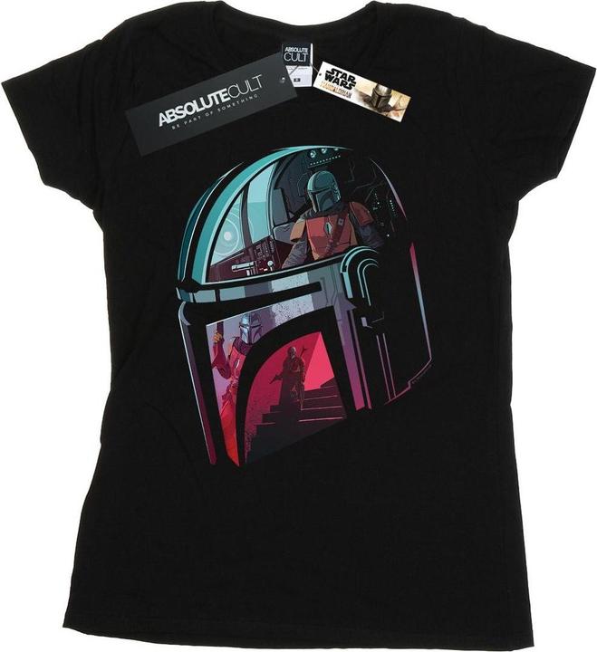 Star Wars The Mandalorian Mandalore Helmet Reflection TShirt (M)