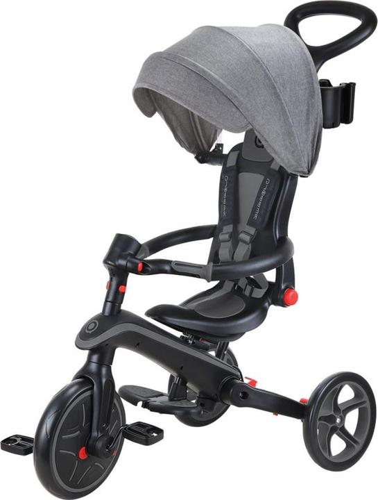 Globber Explorer 4 in 1 pieghevole nero grigio