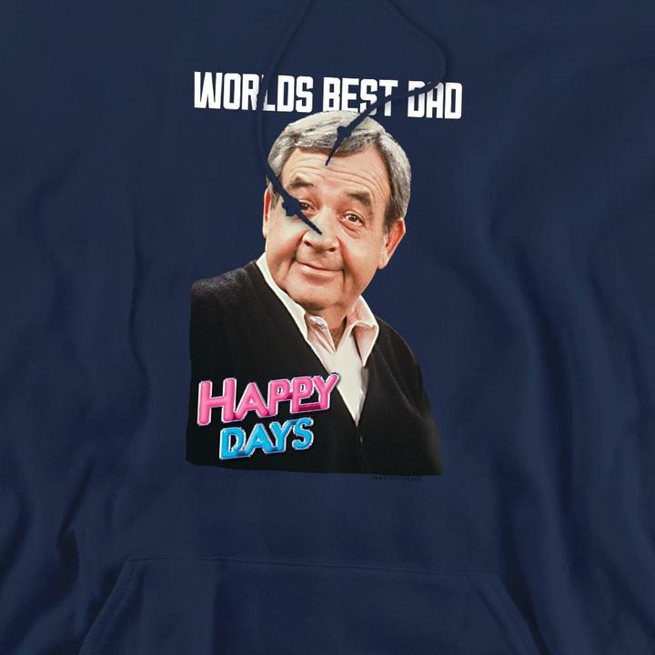 Immagine prodotto Happy Days Best Dad Felpa con Cappuccio Uomo (L)