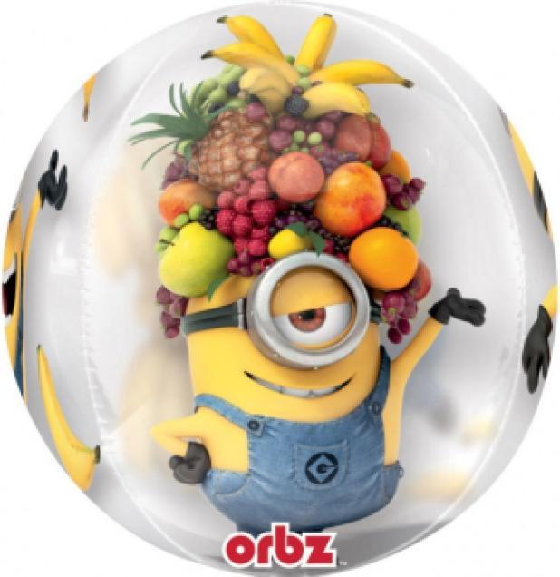 Produktbild Amscan Folienballon Minions Orbz 40cm leer (1 x)