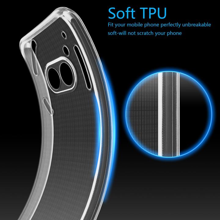 Image du produit Cadorabo Coque pour Nothing Phone 2a TPU Ultra Slim AIR (Phonemax Rocky 2)