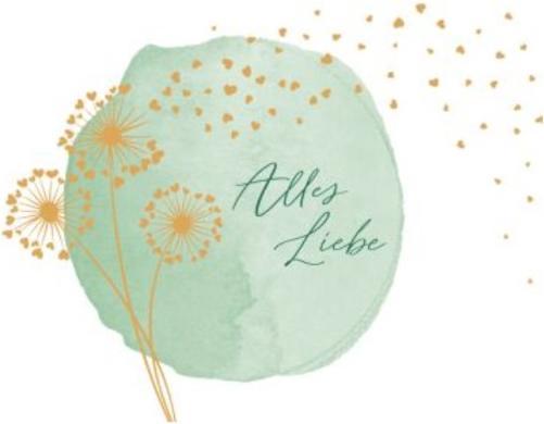 Actual product image Goldbek Card Green Dot with Dandelions (8159 pcs.)