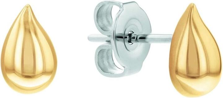 Immagine prodotto Calvin Klein Orecchini a perno placcati in oro fine Sculptured Drops 35000071 (18 ct. Acciaio inossidabile placcato oro)
