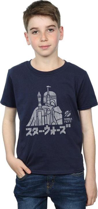 Immagine prodotto Star Wars Kanji Boba Fett Maglietta Ragazzi (152, 158)