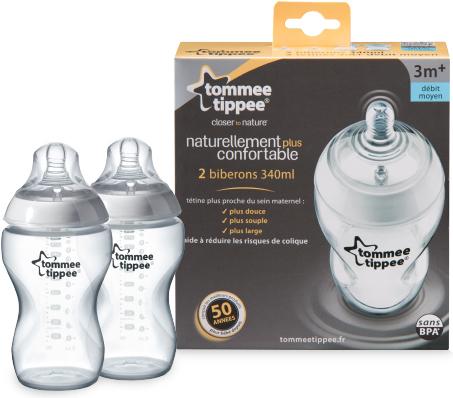Produktbild Tommee Tippee Biberons Easi-Vent Babyflasche (340 ml)