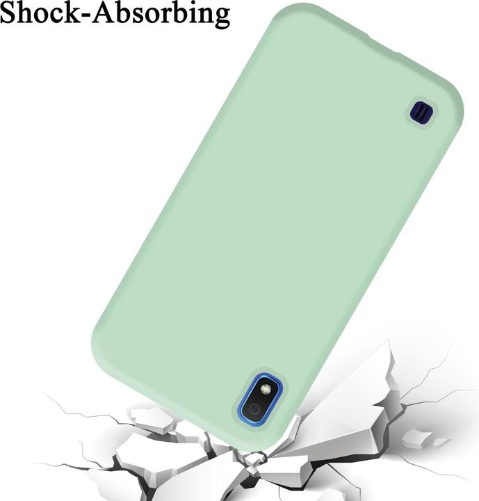 Actual product image Cadorabo TPU Liquid Silicone Case Cover (Samsung Galaxy A10, HTC One M10)