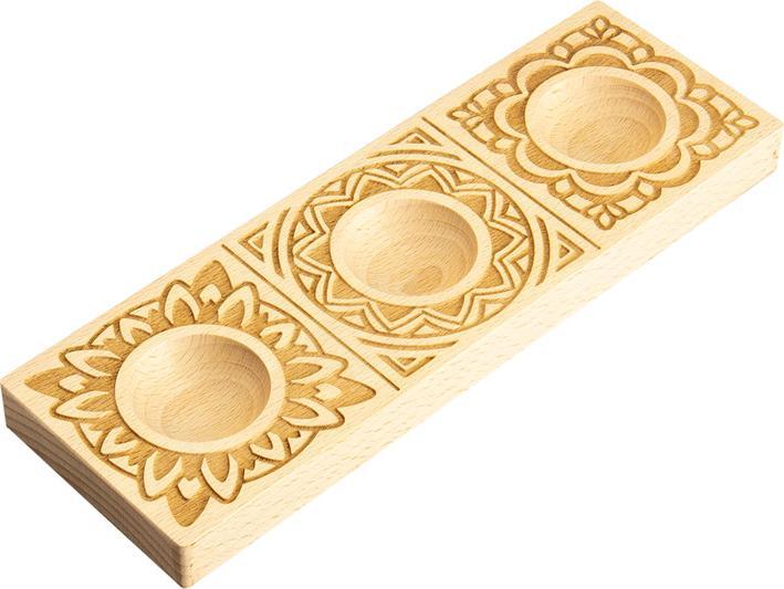 Leonardi Wood Handmade ravioli wooden mould XL Mandala (copy)