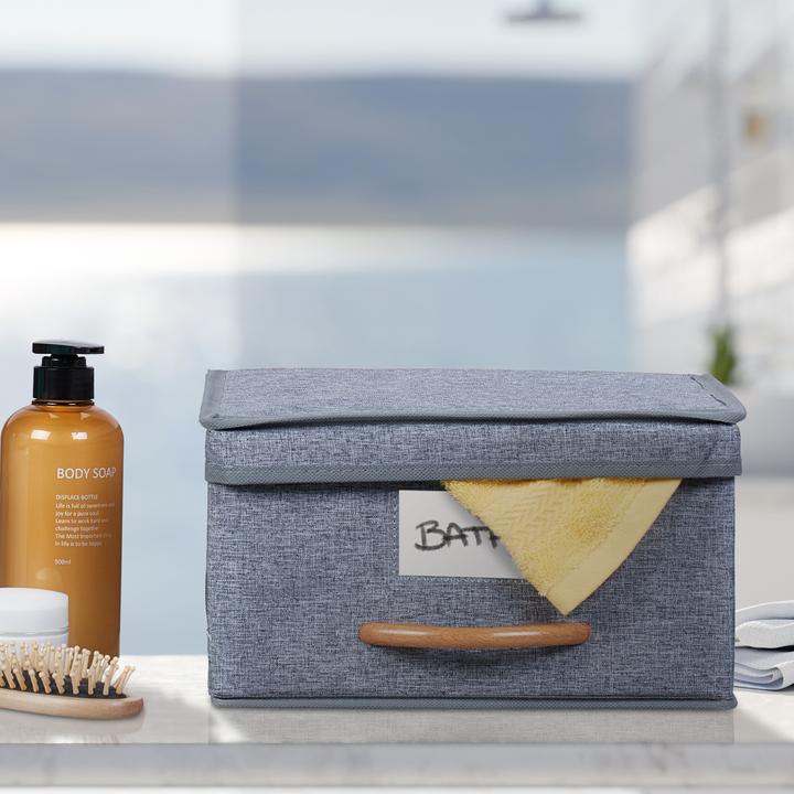 Actual product image Relaxdays storage box (30 x 32.5 x 16 cm, 12 l)