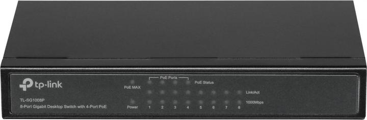 Actual product image TP-Link Tl-Sg1008p (8 Ports)