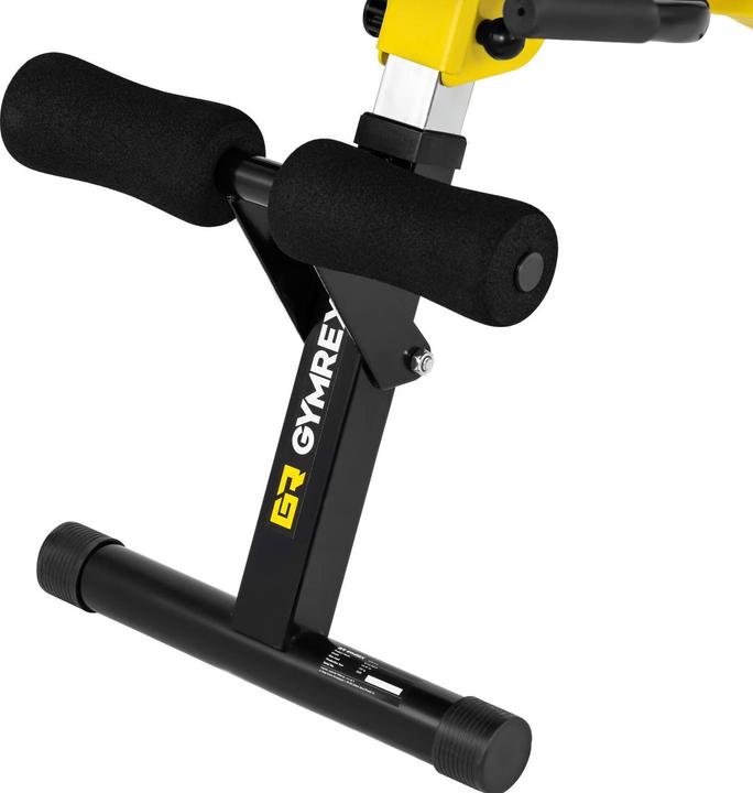 Actual product image Gymrex Rücken- und Bauchtrainer Hyperextension zusammenklappbar einstellbar 130 kg