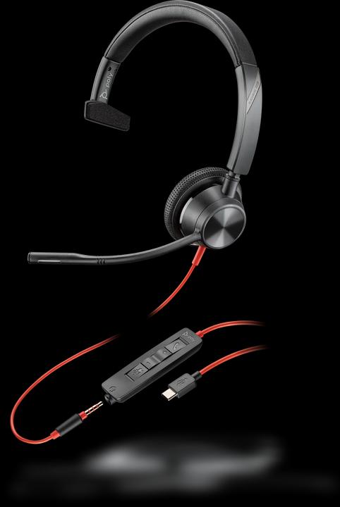 Actual product image Poly Blackwire 3315 BW3315 USB C (Cable, USB-C)