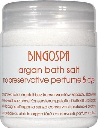 BingoSpa Argan-Badesalz für Whirlpools, Spa-Behandlungen und Peeling 550g (Badesalz)