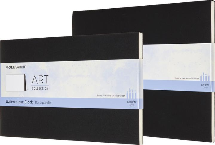 Produktbild Moleskine Wasserfarbblock (13 x 21 cm, Blanko, Weicher Einband)