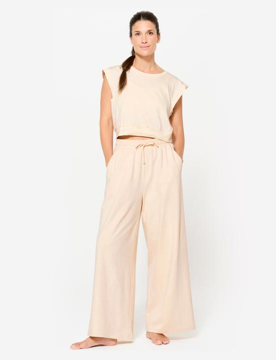 Image du produit Domyos Pantalon ample Fitness Femme - 520 Blanc Coquille (W26/L30)